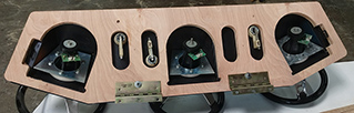 Super Sprint plywood control panel