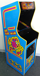 Ms Pac Cabaret finished by BoulderArcadeFactory.com